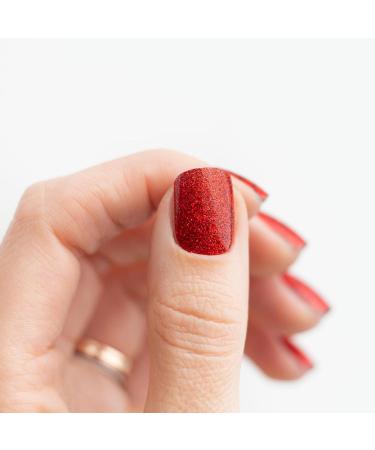 AVOA Beauty Nail Foil - Red As A Ruby | Glitter Red Nail Wraps | Long-lasting Self-Adhesive 16 Pack - Buy Online on GoSupps.com