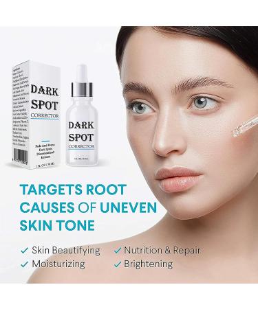 Vitamin C Serum for Face - Dark Spot Remover for Face - Face Serum for Women with Kojic Acid - Even Skin Tone Correct Fade Dullness - Moisture Hydrate Smooth Tender - Clean Restore Elasticity Radiance - Buy Online on GoSupps.com