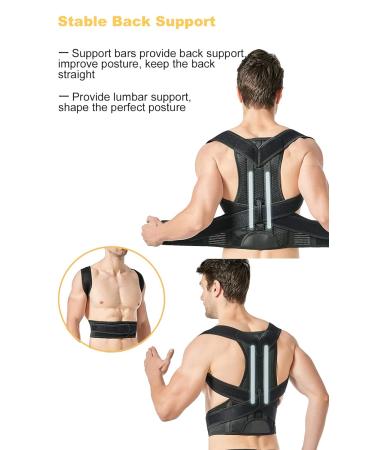 Lisonamerika Posture Corrector for Women and Men - XX-Large Back Brace for Improved Posture and Pain Relief - Buy Online on GoSupps.com