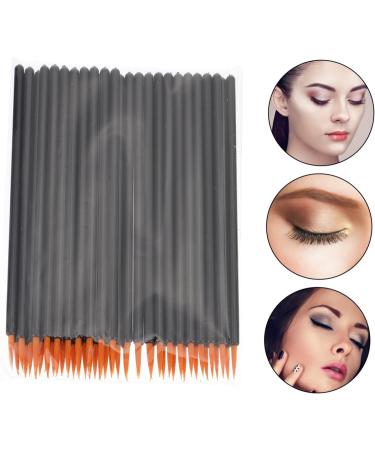 FOYTOKI 100pcs Disposable Eyeliner Brush Cosmetic Eye Precise Eyeliner Brush Mini Lipsticks Liquid Eyeliner 9x6.5cm As Shown - Buy Online on GoSupps.com