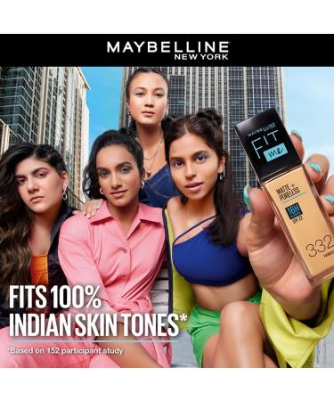 May/b-/e lline New York Liquid Foundation Medium Coverage Lotion Matte Finish With Spf Absorbs Oil Fit Me Matte + Poreless For Oily Skin 120 Classic Ivory 30Ml Pack Of 1 - Buy Online on GoSupps.com