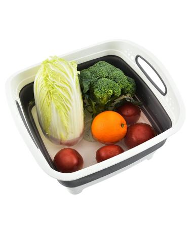 Camping Dish Washing Station - Baby Bottle Wash Basin | Camping Sink Wash Tub Foldable Dish Pan with Handle | Portable Dish Tub | Camp Sink | Wash Basin for Outdoor Activities Camping Hiking RVs