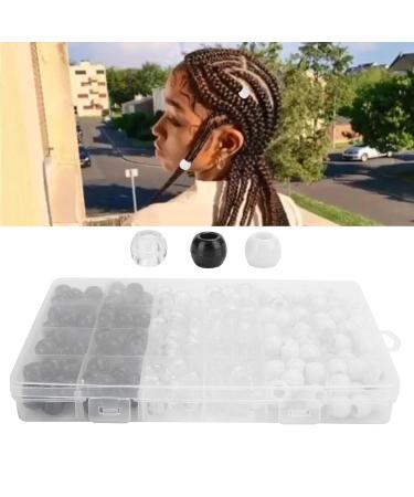 Dreadlock Pearl Beads - 12mm Plastic/Resin Hair Braiding Accessories | 3 Color Set for Women & Girls - Buy Online on GoSupps.com