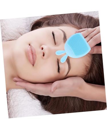 minkissy 12 Pcs Rabbit Ears Facial Brush Manual Face Cleansing Brush Exfoliator Brush Facial Cleansing Tool Face Wash Face for Women Face Pore Brush Pore Brush Silica Gel Portable Miss Light Bluex3pcs 7.5x7.5cmx3pcs - Buy Online on GoSupps.com