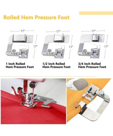 YICBOR 7PCS Presser Foot Kit for Singer Brother Janome Low Shank Sewing Machines - Buy Online on GoSupps.com