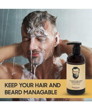 Buy 2-in-1 Beard & Face Shampoo for Men - Nourishing Jojoba Argan & Avocado Oils - Conditions Dry & Itchy Facial Hair - 10oz Pump - Buy Online on GoSupps.com