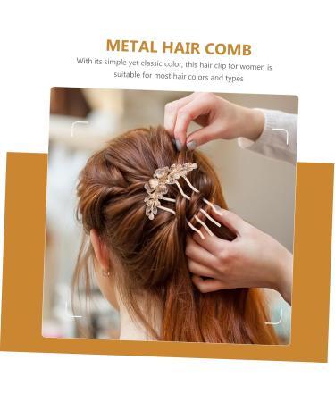 minkissy Hair Comb Hair Side Comb Rhinestone Hair Pin Bride Hair Accessories Rhinestone Hair Clips Girls Hair Accessories Hair Accessories for Women Mother Hair Piece Korean Version Metal - Buy Online on GoSupps.com