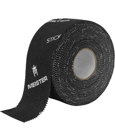 Meister StickElite Professional Porous Athletic Tape - 15yd x 1.5" - Black - 1 Roll 1 Count (Pack of 1) Black