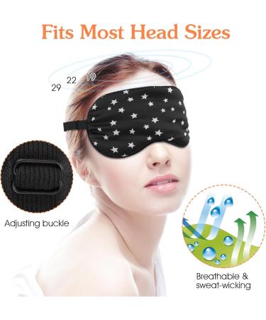 Premium Sleep Mask - Adjustable Soft Eye Mask for Sleep Travel & Meditation - Blackout Eye Shade for Men & Women - Buy Online on GoSupps.com