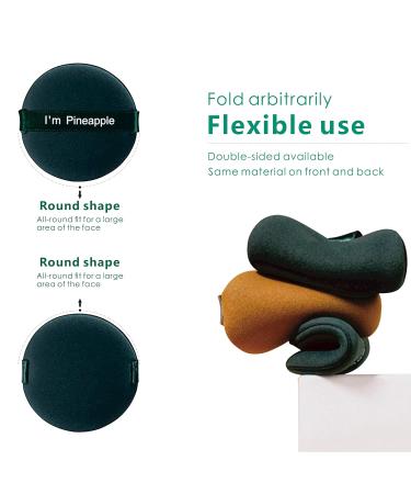 Buy 3-Piece Air Cushion Makeup Puff Set - Precision No Waste Applicator for Perfect Fit - Pineapple Design for Flawless Finish - International Shipping Available - Buy Online on GoSupps.com