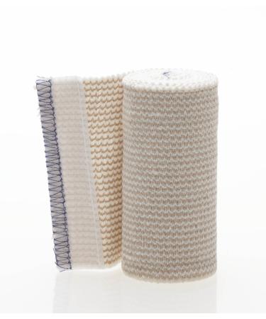 Medline Non-Sterile Matrix Elastic Bandages with Self-Closure Stretched 4" x 5 yd. (10.2 cm x 4.6 m) Ideal for Wound Care Pack of 1