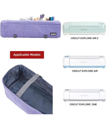 HOMEST Dust Cover for Cricut Explore Air 2/Air, Dark Purple, with Back Pockets (Patent Design), Purple A - Buy Online on GoSupps.com