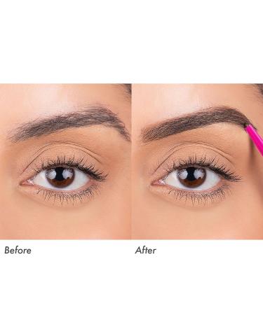 ModelCo Micro Brows Brown Pencil - Long-Wearing Water-Resistant Formula - Ultra-Fine Precision for Defined, Filled Brows - Universal Shade - 0.035 Oz - Buy Online on GoSupps.com