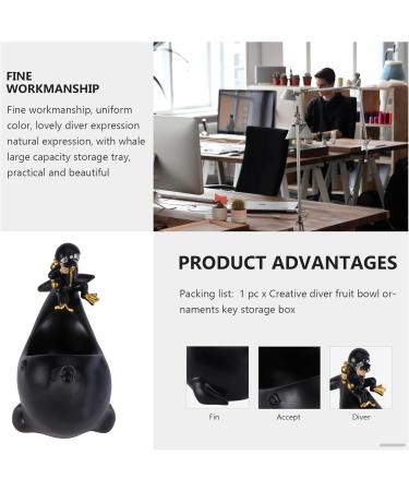 Zerodeko 27x19cm Storage Bracelet Plate - Decorative Jewelry & Sweets Holder Resin Dolphin Design for Home & Tablet Serving - Buy Online on GoSupps.com