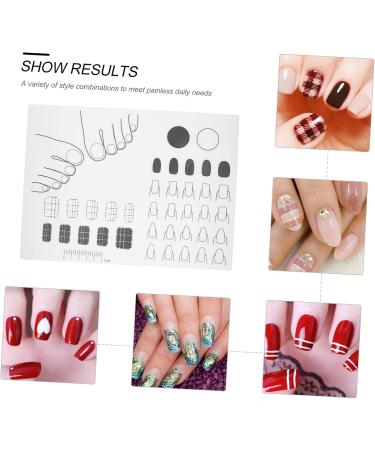 FOYTOKI Silicone Manicure Pad U as Acrilicas Silicone Nail Art Mat Fingernail Mat Silicone Manicure Mat Nail Polish Mat Manicure Tools Acrylic Nail Silicone Mat Silica Gel Makeup Charm 28x20cm As Shown - Buy Online on GoSupps.com
