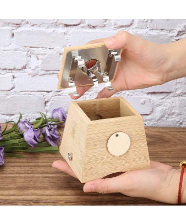 Individual Holes Bamboo Moxibustion Box & Roller Stick Holder - Moxa Therapy Tool for Pain Relief - Buy Online on GoSupps.com