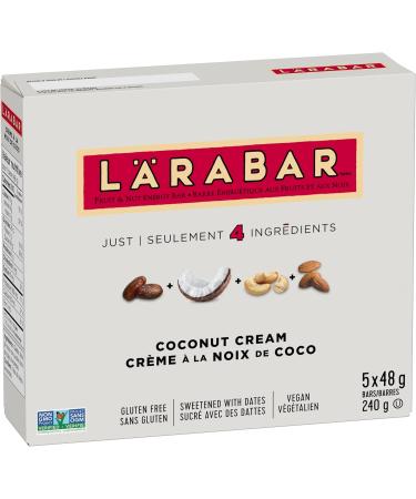 L RABAR Coconut Cream Fruit and Nut Energy Bar Pack of 5 Bars Gluten Free Vegan Snack Bars - Buy Online on GoSupps.com