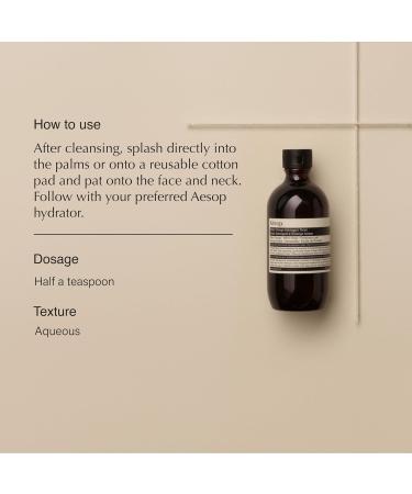 Aesop Bitter Orange Astringent Toner - Cleanse Sweat & Grime | Citrus Non-Drying Formula | 6.7 oz - International Shipping Available - Buy Online on GoSupps.com