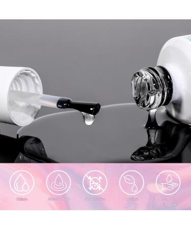  Hogvinnatil Clear Gel Nail Polish | 15ml Water-Based Blossom Top Coat for Girls Diffusion Effects Compact Lightweight UV Nail Polish for Travel Outdoors Home and Travel - Buy Online on GoSupps.com