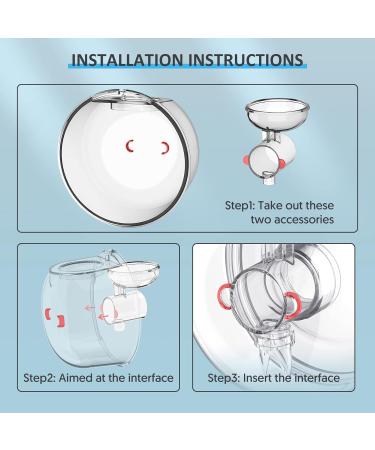 Bellababy Portable Wireless Wearable Breast Pump | Rechargeable Hands-Free Electric Pump - 4 Modes, 6 Levels - 21mm - Buy Online on GoSupps.com