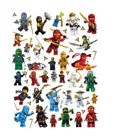 Ninja Temporary Tattoo Set - 8 Sheets | Fun Birthday Party Favor for Kids & School Rewards - Buy Online on GoSupps.com