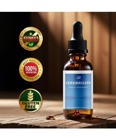 Cerebrozen Tinnitus Ear Drops - Cerebrozen 24 Cerebrozen Liquid Drops Cerebrozen Reviews Cerebrozen Drops for Ear Relief Advanced Formula (1 Pack - 1 Month Supply) - Buy Online on GoSupps.com