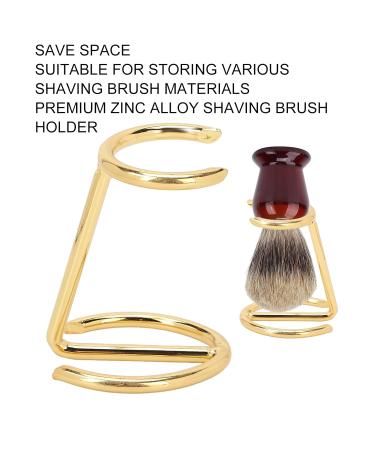 Buy Sustainable Golden Alloy Razor-Plane Stand for Men | Small Powerful & Versatile Shaving Brush Storage - Buy Online on GoSupps.com