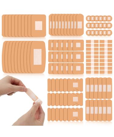 BBTO 400 Pcs Assorted Bandages  Flexible Adhesive PE Bandages Knuckle Bandages Waterproof Bandages for Wound Aid Recovery and Care Supplies (Cute Style)