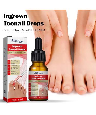 Ingrown Toenail Serum | Nail Care Oil for Brittle & Discolored Nails - 10ml - Hard Nail & Skin Treatment - Buy Online on GoSupps.com