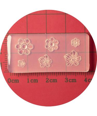 Awesomeonei Five Petal Flower Silicone Mold - DIY Nail Art Decoration Tool & Template | Perfect for Creative Nail Designs - Buy Online on GoSupps.com