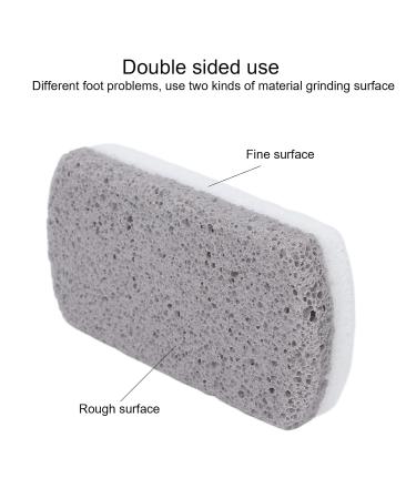 Premium Double-Sided Foot Pumice Stone Effective Callus Remover & Exfoliating Pedicure Tool for Smooth Feet (Gray White) | International Shipping - Buy Online on GoSupps.com