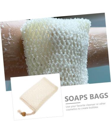 FRCOLOR 2pcs Soap Bath Bag - Exfoliating Nylon Soap Bubble Maker & Facial Cleaning Soap Saver for Travel - Buy Online on GoSupps.com
