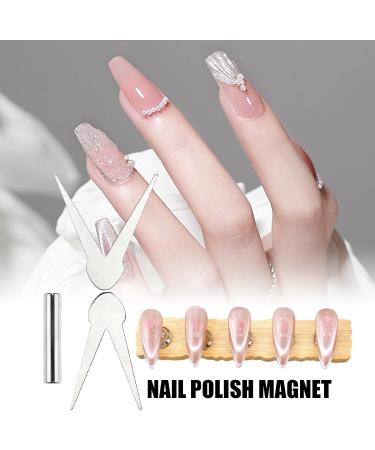 Kixolazr Nail Polish Magnet Portable Strong Powerful Manicure Tool Gel Polish Nail Design Tool for Mom Wife Girlfriend Adults Lovers - Buy Online on GoSupps.com