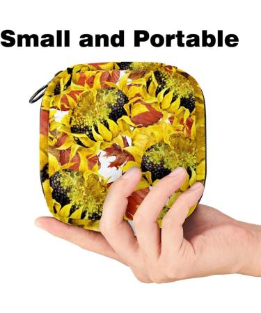 Shop Muooum Menstrual Artery Bag Zipper - Stylish Tampon Collect Bag for Women | Batik Love Heart Design | 4.7x6.6x6.6 in | International Shipping - Buy Online on GoSupps.com