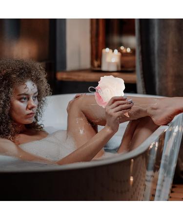 Beaupretty Ice Cream Shaped Bath Sponge | Exfoliating Shower Loofah | Soft Mesh Body Scrubber | Assorted Colors - 12x11cm - Buy Online on GoSupps.com