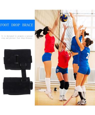 Buy Healifty Foot Drop Corrector Wrap - Elastic Splint Support for Running & Football - Cotton Sleeve Protector (Black 25x15cm) | International Shipping - Buy Online on GoSupps.com