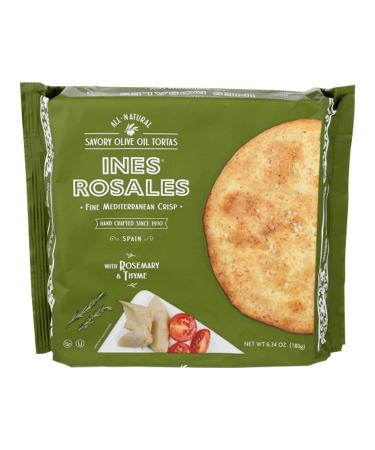 Tortas de Aceite by Ines Rosales - Rosemary and Thyme (6.34 ounce)
