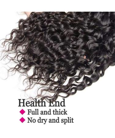 Yavida Water Wave Brazilian Human Hair Bundles 9A Remy Unprocessed Weave - 10 12 14 Inch 3 Bundle Pack - Buy Online on GoSupps.com