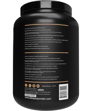 Blessed Vegan Protein Powder - Plant Based Protein Powder Meal Replacement Protein Shake 23g of Pea Protein Powder Dairy Free Gluten Free No Sugar Added 30 Servings (Pumpkin Spice Latte) Pumpkin Spice Latte 30 Servings (Pack of 1) - Buy Online on GoSupps.com