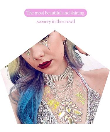  Lenvais Glitter Body Gel - 50ml - Mermaid Liquid Gel Kit - Glitter - Liquid Eyeshadow - Masquerade Festival - Nail Polish - Pink - Buy Online on GoSupps.com