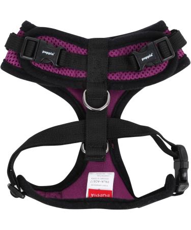 Puppia Ritefit Dog Harness for Small to Medium Dogs - Adjustable Soft & Versatile Puppy Dish - Violet | International Shipping Available - Buy Online on GoSupps.com