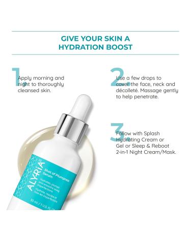 Alyria Shot of Plumpness Face Serum - Hydrating & Soothing Serum for Sensitive Skin | Anti-Aging Skin Plumping Formula for Wrinkles & Fine Lines - 30ml | Suitable for All Skin Types - Buy Online on GoSupps.com