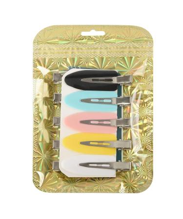 10PCS No Bend Hair Clips - Morhom Styling Duck Bill Clips for Salon Hairstyle - Alligator Hair Barrettes for Bangs and Waves - Solid Color - Buy Online on GoSupps.com