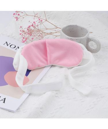 Cartoon Plush Sleep Eye Mask - 100% Blackout Night Blindfold for Women (White) - Buy Online on GoSupps.com