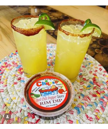 CHILASO RIM DIP 10oz Premium Red Chili Pepper Sauce with Lime Flavor Kick - Perfect for Fruits, Veggies, Candies & Drinks - Buy Online on GoSupps.com