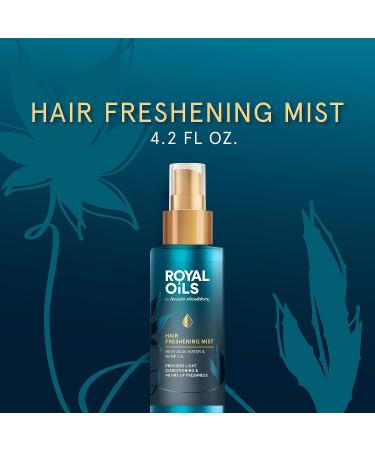 Head & Shoulders Royal Oils Hair Freshening Mist Spray 4.2 Fl Oz - Curly Hair Product with Aloe Water and Hemp Oil - Buy Online on GoSupps.com