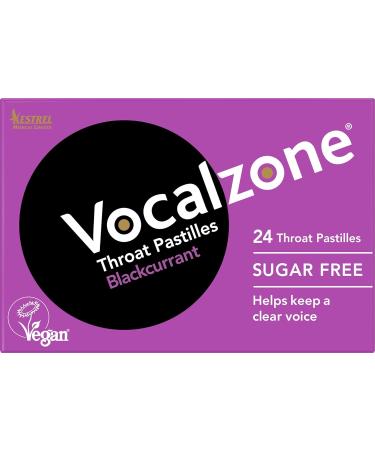 Vocalzone Pastilles 24 Blackcurrant 24 Count (Pack of 1) - Buy Online on GoSupps.com