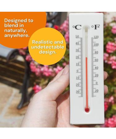 Keybox Outdoor Key Discharge - Wall-Mounted Secret Safe & Hiding Storage Thermometer for Keys Cash & Valuables - Buy Online on GoSupps.com