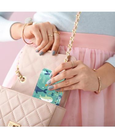 Buy Sea Wave Whales Lipstick Case - Leather Mini Organizer with Mirror | Cute Lip Gloss Holder for Travel - Buy Online on GoSupps.com