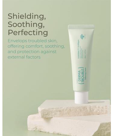 FUSIDYNE Derma Trouble Balancing Cream (1.7 fl oz) AC Soothing Care with Sebum-Control Complex for Blemish-Prone Skin Korean Skincare for All Skin Types - Buy Online on GoSupps.com